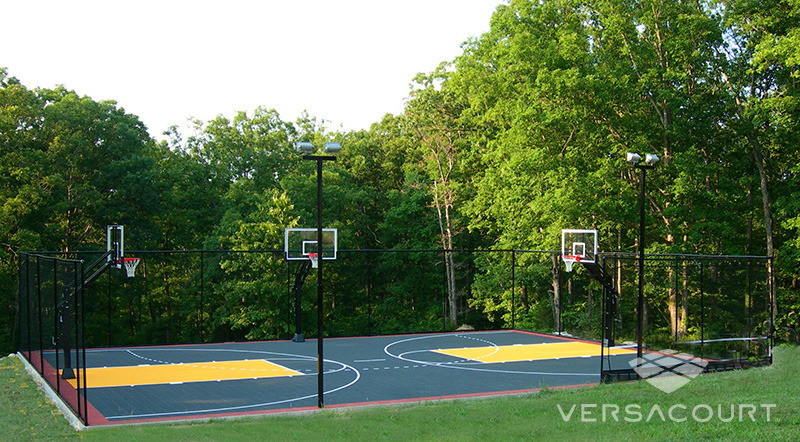 Tour Greens Michigan  Backyard Basketball Court Installers