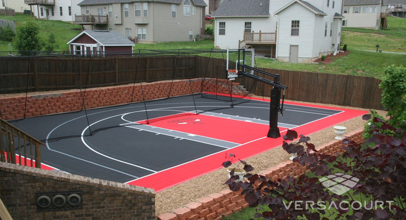 Tour Greens Michigan Backyard Basketball Court Installers